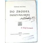 MICIŃSKI- DO ŹRÓDEŁ DUSZY POLSKIEJ wyd. 1906