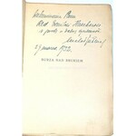 RUSINEK- BURZA NAD BRUKIEM wyd. 1932 autograf