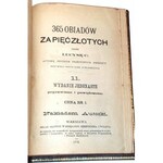 ĆWIERCIAKIEWICZOWA- 365 OBIADÓW wyd.1878