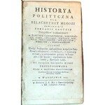 SKRZETUSKI- HISTORYA POLITYCZNA DLA SZLACHETNEJ MŁODZI wyd. 1775