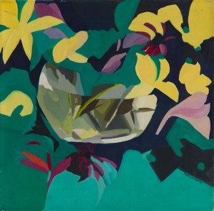 Danuta WESTRYCH (1955-2014), Kwiaty w wazonie, 1986