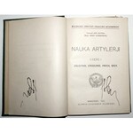 1922 - Jacyna, NAUKA ARTYLERII; Balistyka, strzelanie, proch, gazy (ładny egz.)