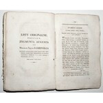 1822 [Niemcewicz] ZBIÓR PAMIĘTNIKÓW HISTORYCZNYCH o dawney Polszcze z rękopismów, tudzież dzieł w różnych językach o Polszcze wydanych oraz z listami oryginalnemi królów i znakomitych ludzi w kraju naszym. T. 1