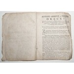 [pojedynki] 1783 - Okęcki, LIST PASTERSKI do Diecezezyi Poznanksiey przeciw poyedynkom