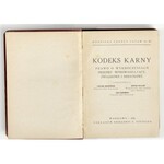 1932 - [Bekerman, Miller, Gumiński] KODEKS KARNY Prawo o wykroczeniach : przepisy wprowadzające, związkowe i dodatkowe