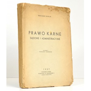 1937 - Daniluk, PRAWO KARNE SĄDOWE i administracyjne