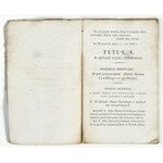 1837 - O AKTACH STANU CYWILNEGO