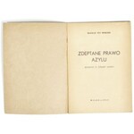 1935 - Święcicki, ZDEPTANE PRAWO AZYLU, reportaż ze sprawy Łukszy Wilno 1935