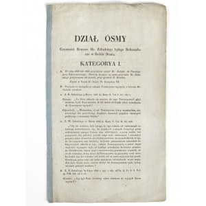 1828 - Wyczechowski, CZYNNOŚCI OSÓB oddanych pod SĄD SEYMOWY