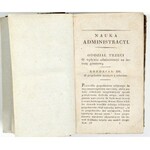 1821 - Skarbek, GOSPODARSTWO NARODOWE zastósowane czyli Nauka administracyi