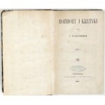 1854 - Tyszyński, ROZBIORY I KRYTYKI