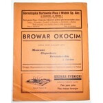 1938 - [Rocznik] POLSKI RESTAURATOR * Browary Tychy Tyskie Żywiec Okocim Rybnicki Kantorowicz Cieszyn Książęce Stock Martini Meissner Poniecki Grodziskie Kantorowicz Piekary Śląskie