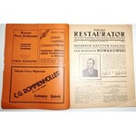 1939 - [Rocznik] POLSKI RESTAURATOR Browary Tychy Tyskie Żywiec Okocim Rybnicki Kantorowicz Cieszyn Książęce Stock Martini Meissner Poniecki Grodziskie Kantorowicz Piekary Śląskie