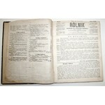 1876 - ROLNIK, czasopismo dla gospodarzy wiejskich