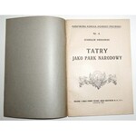 1923 - [Tatry] Sokołowski, TATRY JAKO PARK NARODOWY