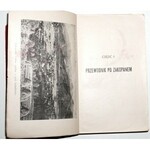 1930 - [Tatry, Zakopane, mapa] Zwoliński, PRZEWODNIK PO TATRACH i ZAKOPANEM