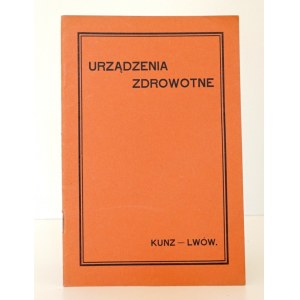 1934 - [Wodociągy i pompy Lwów], URZĄDZENIA ZDROWOTNE. Zakład budowy wodociągów i pomp Antoni Kunz sp. z ogr. odp