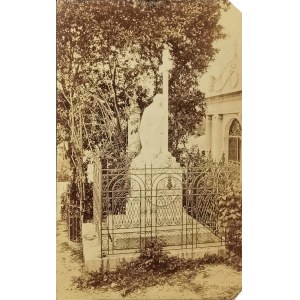 Zakład fotograficzny BARBERY FRERES, Nicea, Nagrobek Wandy Tyszkiewiczowej na cmentarzu przy kościele Kapucynów w Nicei, 2 poł. XIX w.