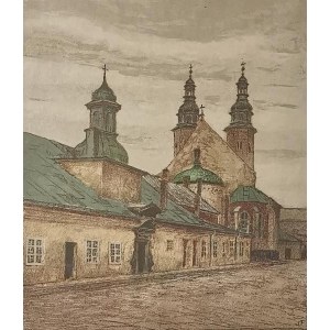 Stefan FILIPKIEWICZ (1879-1944), Kościół św. Andrzeja w Krakowie - z teki Kraków, 1926