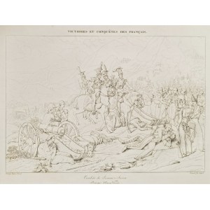 Charles Pierre Joseph NORMAND (1765-1840), Somosierra - Combat de Sommo-Sierra peint par Horace Vernet, 1 poł. XIX w. (po 1806).