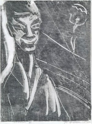 Stefania DRETLER-FLIN (1909-1994), Clown III, lata 50. XX w.