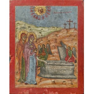 Ikona - Trzy Maryje przy grobie