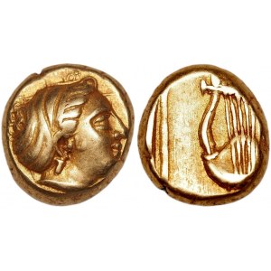 Ancient Greece Lesbos Mytilene EL Hekte 412 - 378 BC (ND)