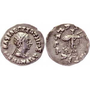 Bactria Indo-Greek Kingdom AR Drachm 155 - 130 BC Menander I Soter