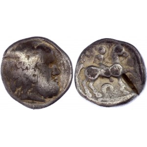 Celtic Emmitation of Roman Tetradrachm Early 3rd Century BC