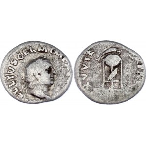 Roman Empire Denarius 69 AD Vitellius