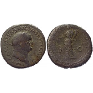 Roman Empire Sestertius 71 AD, Vespasian