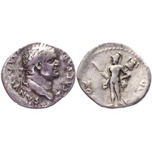 Roman Empire Denarius 78 AD, Vespasian
