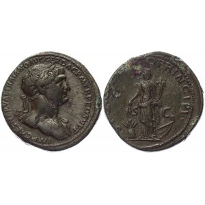 Roman Empire Sestertius 103 - 111 AD, Trajan