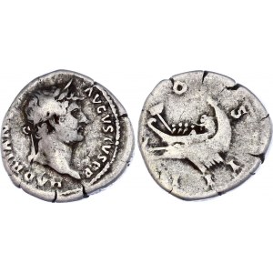 Roman Empire Denarius 117 - 138 AD Hadrian