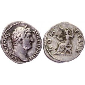 Roman Empire Denarius 117 - 138 AD, Hadrian