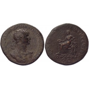 Roman Empire Sestertius 118 AD, Hadrian
