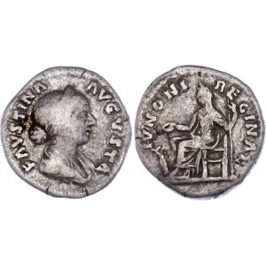 Roman Empire Denarius 128 - 175 (ND) Faustina II