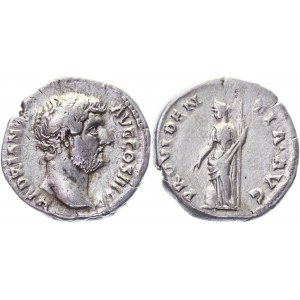 Roman Empire Denarius 134 - 138 AD, Hadrain