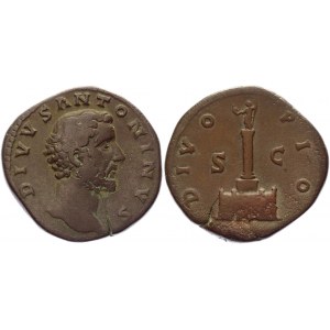 Roman Empire Sestertius 161 AD, Antoninus Pius