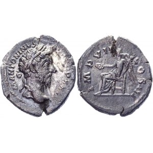 Roman Empire Denarius 175 AD, Marcus Aurelius