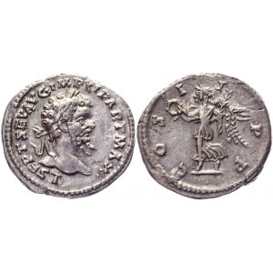 Roman Empire Denarius 198 - 200 AD, Septimius Severus