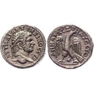 Roman Empire Tetradrachm 215 - 217 AD, Caracalla