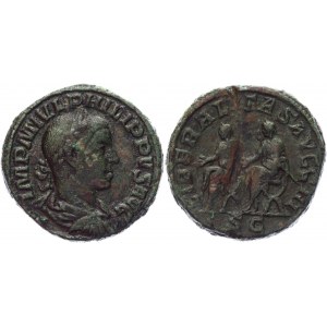 Roman Empire Sestertius 247 - 249 AD, Philip II