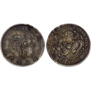China Chihli 5 Cents 1899 - 1900 (ND)