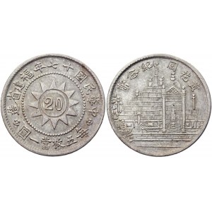 China Fukien 20 Cents 1928