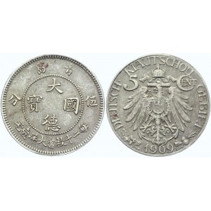 China Kiautschou 5 Cents 1909