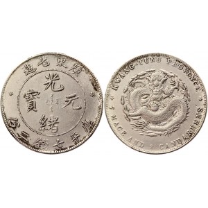 China Kwangtung 1 Dollar 1890 - 1908 (ND) Collectors Copy