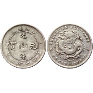 China Szechuan 10 Cents 1901 - 1908 (ND)