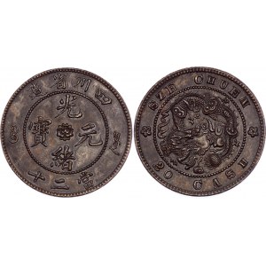 China Szechuan 20 Cash 1903 - 1905 (ND)