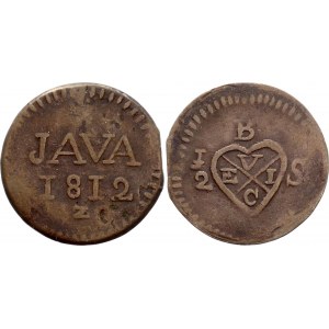 British East Indies Java 1 Duit 1812 Z